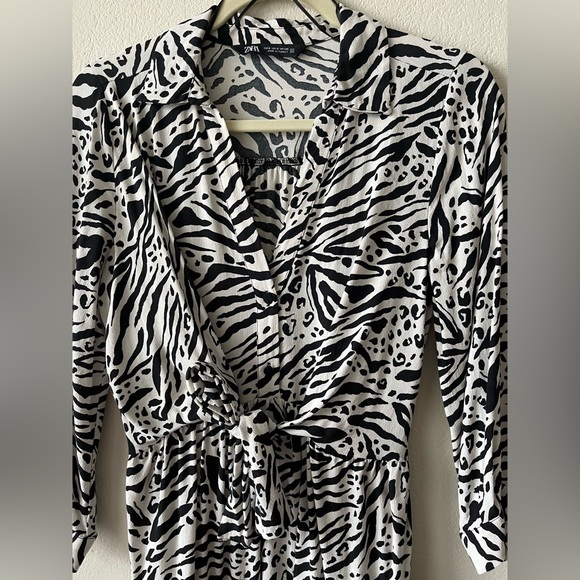Zara zebra dress - Picture 4 of 4